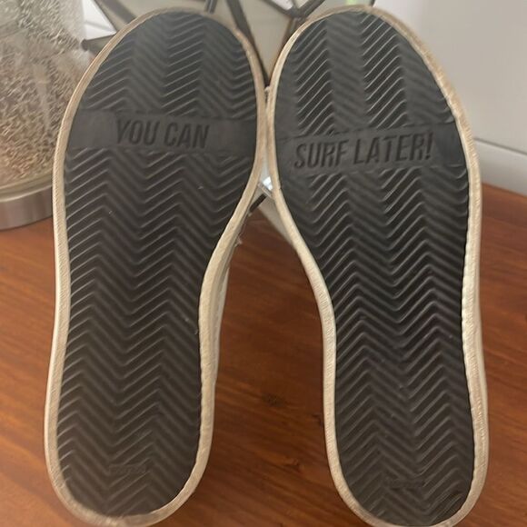 P448 You Can Surf Later White Leather Sneakers - Picture 8 of 8